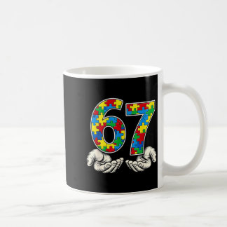 Mug 67 Six Seven Puzzle Sensibilisation à l'autisme En