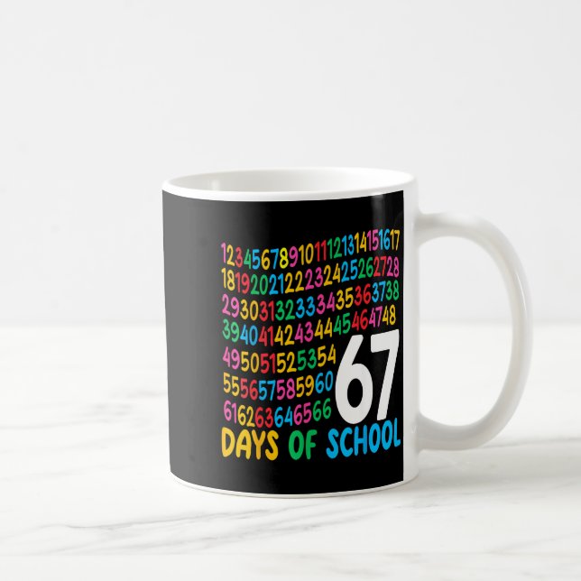 Mug 67th Day Of School 67 Math Numbers Teacher Kids 67 (Droite)