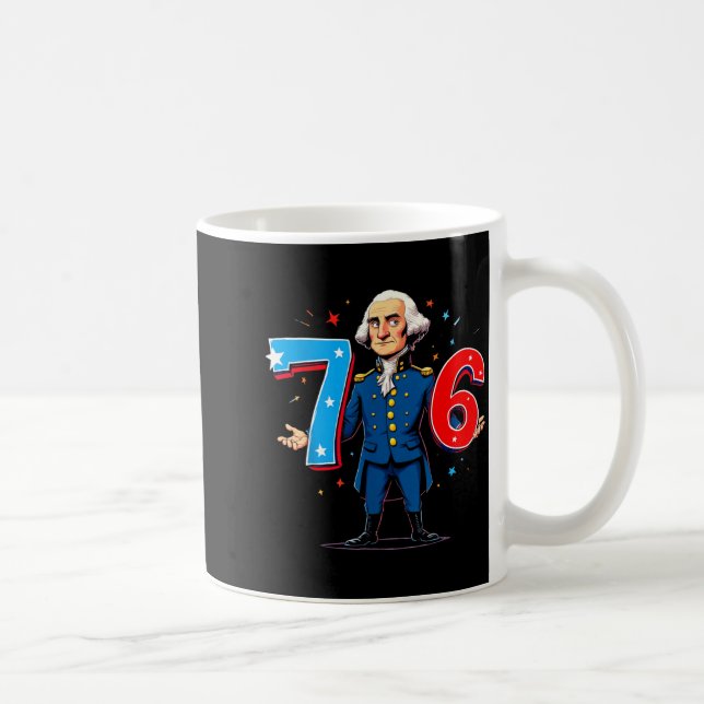 Mug 6-7 7-6 George Washington Seven Six Teacher Americ (Droite)