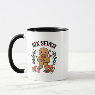 Mug 6 7 Biscuit de Noël Main Génération Z Alpha Mème
