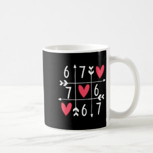 Mug 6 7 Mème Six Sept 67 Drôle Xoxo Jeu Saint-Valentin
