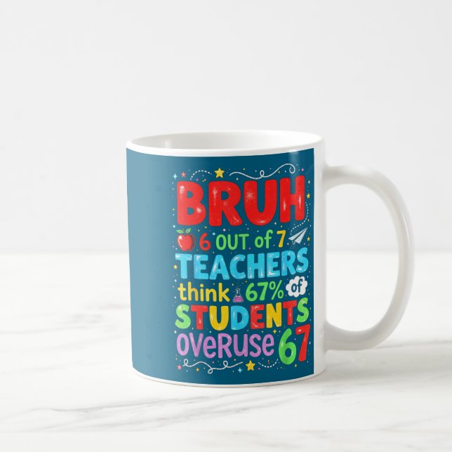 Mug 6 Out Of 7 Teachers Think 67% Of Students Overuse  (Droite)