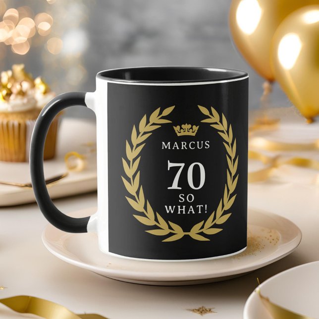 Mug 70 Alors, quel drôle Laurel Wreath Crown 70e anniv (Créateur téléchargé)