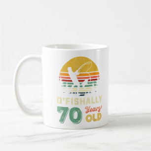 Mug 70 Ans 70 Grandpa Poisson 70e Anniversaire Wi-Fi