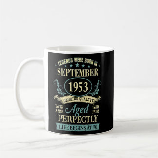 Mug 70 Ans 70e Anniversaire Cadeaux Légendes Né En Sep