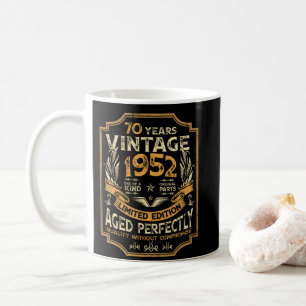 Mug 70 ans Vintage 1952 70e anniversaire