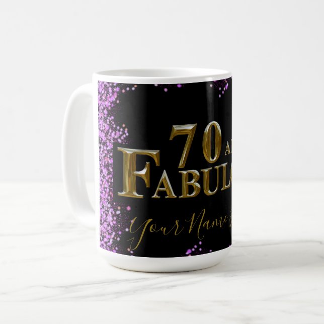 Mug 70e anniversaire  (Devant gauche)