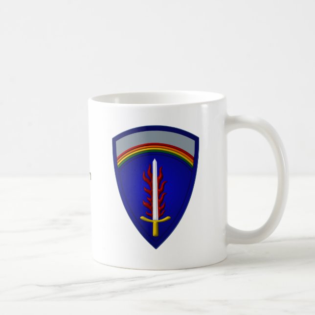 Mug 72e Bataillon d'artillerie Insignia Patch Coffee M (Droite)