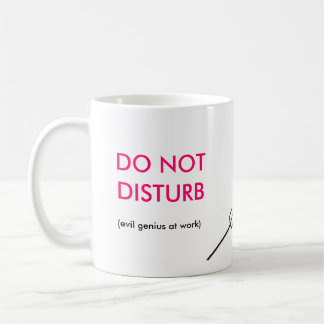 Mug 7 becky, NE DÉRANGENT PAS, (le génie mauvais au