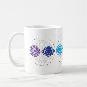Mug 7 Chakras tranquille yoga paisible cercle sacré mu