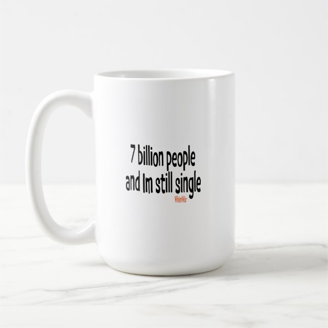 Mug 7 milliards de personnes (Gauche)