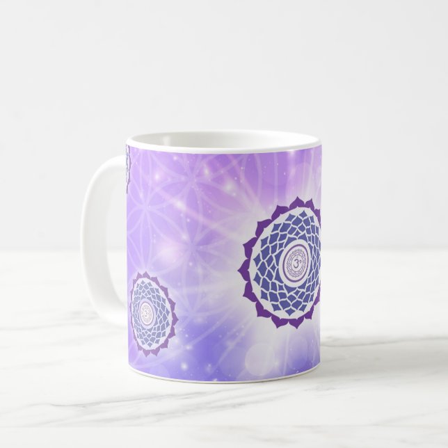 Mug 7e Chakra - Couronne Chakra (Devant gauche)