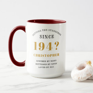 Mug 80e anniversaire 1940 Meilleur père Modèle Année