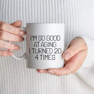 Mug 80th Birthday Party Cadeau 80 ans Personnalisé