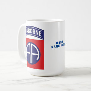 Mug 82e division aéroportée Tous les insignes de servi