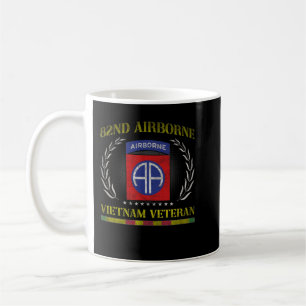 Mug 82e division aéroportée Vietnam Vétérinaire Fête d