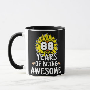 Mug 88 Ans D'Être Impressionnant 88e Anniversaire 88 A