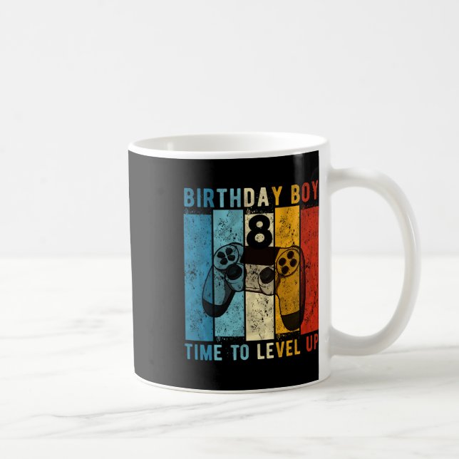 Mug 8 Anniversaire Garçon 8 Temps Pour Niveau 8e Bir (Droite)