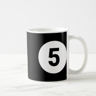 Mug 8 Pool Ball 5 Billiards Costume Halloween Groupe M
