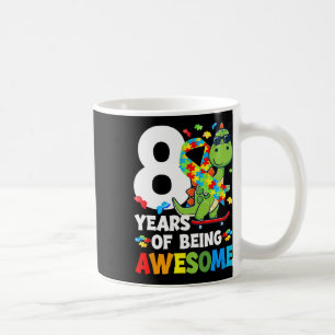 Mug 8e fête d'anniversaire de l'autisme 8 ans autiste