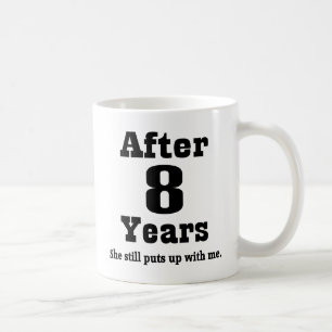 Mug 8ème Anniversaire (drôle)