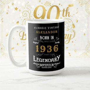 Mug 90e anniversaire 1936 légendaire Rétro