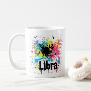 Mug "90s Throwback Libra : Splatter Paint Mug"
