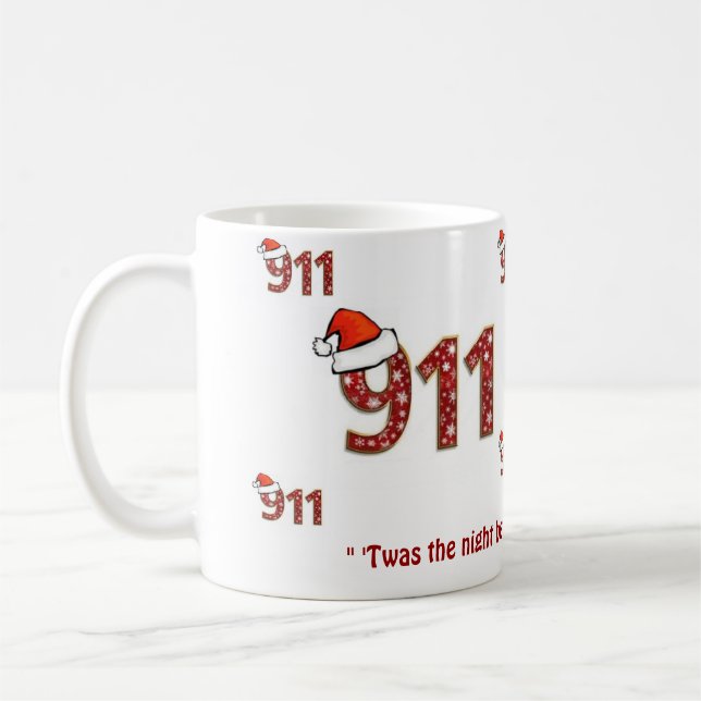 Mug 911 Twas la nuit avant Noël (Gauche)