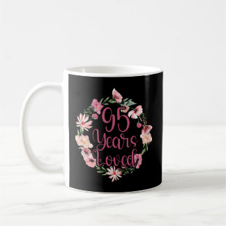 Mug 95 Ans Aimés 95E Grand-Mère De La Fête Anniversair