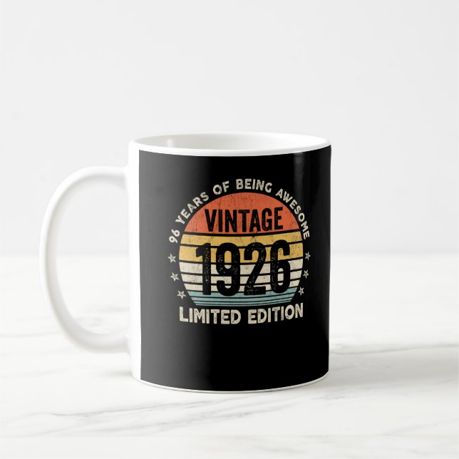 Mug 96 Ans D'Être Vintage 1926 (Gauche)