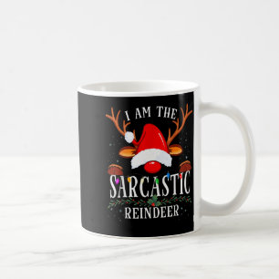 Mug 99 Je Suis Le Renne Sarcastique Uni-adultes Noir C