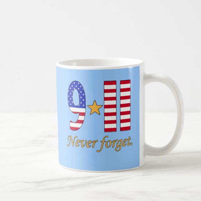 Mug 9-11 n'oubliez jamais les produits (Droite)