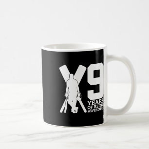 Mug 9 Ans de Cricket Incroyable 9ème Anniversaire