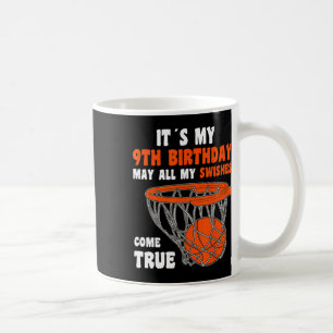 Mug 9 ans Joyeux 9e anniversaire Bysketbyll 9e anniver