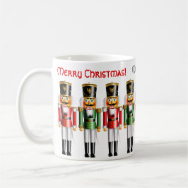 Mug 9 casse-noix rouges et verts drôles de Noël