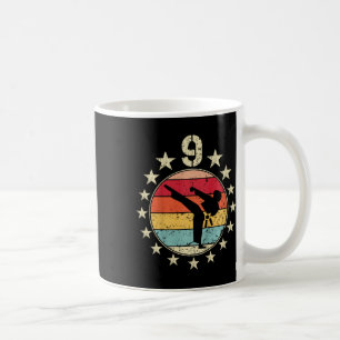Mug 9e anniversaire Karate Neuvième 9 ans Anniversaire