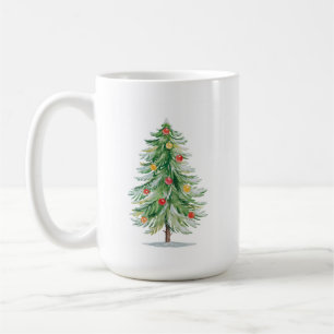 Mug à arbre de Noël traditionnel