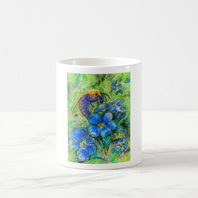 Mug A Bee & Forget-me-not Flowers (Centre)