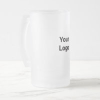 MUG À BIÈRE EN VERRE DÉPOLI AVEC GÉNOME ROSE DE DE