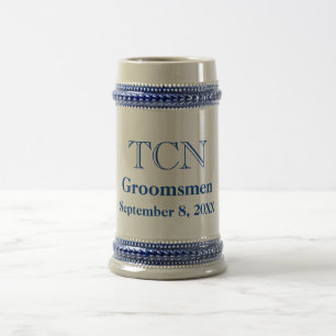 Mug à bière personnalisé classique pour garçons d'