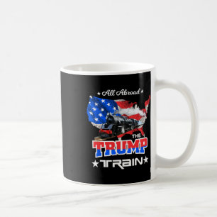 Mug À Bord Du Drapeau Américain Trump Train 2022