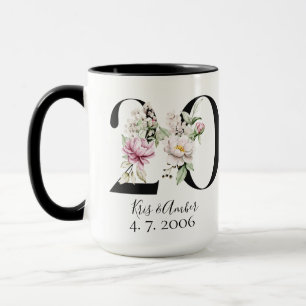Mug à café 20e anniversaire