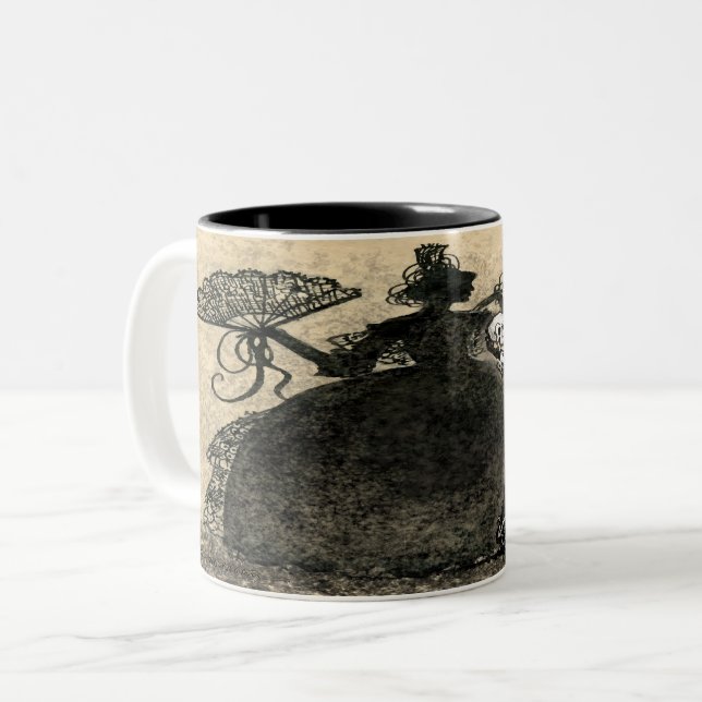 Mug à café à deux tons (Devant gauche)