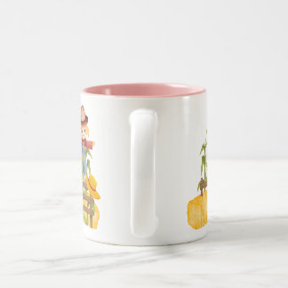 Mug à café à deux tons