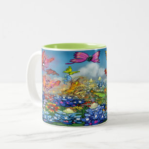 Mug à café à deux tons