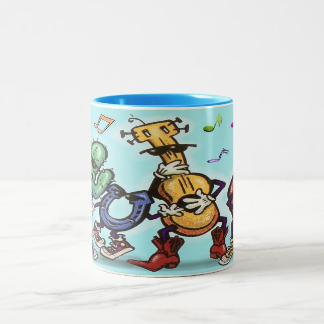 Mug à café à deux tons (Centre)