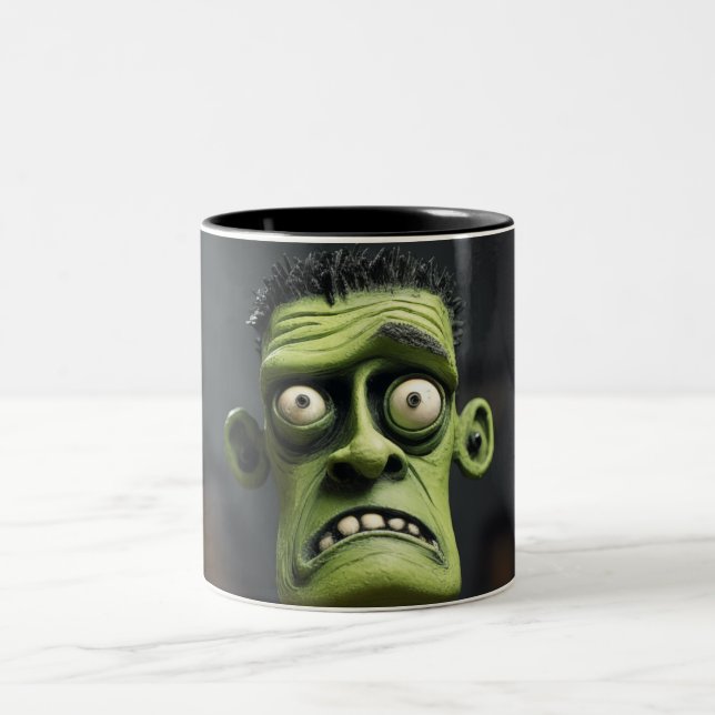 Mug à café à deux tons Frankenstein (Centre)