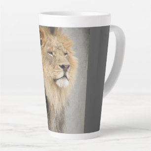 Mug à café à deux tons Lion Art