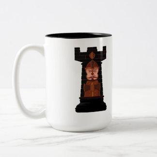 Mug à café à deux tons noir Rook