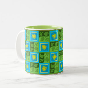 Mug à café à deux tons solaire et ombragé